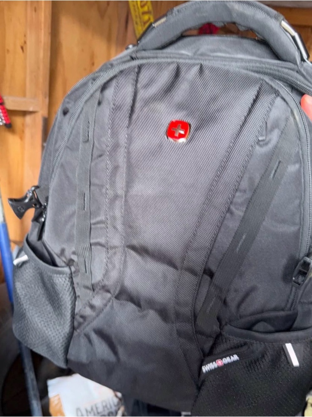 SwissGear Black and Red Laptop Backpack - Travel & Commuter Pack